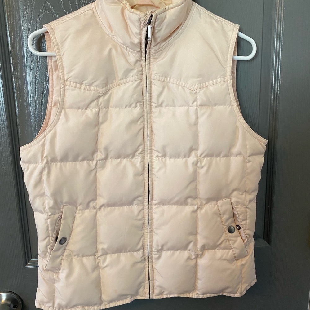 Ralph Lauren Cream Puffer Vest